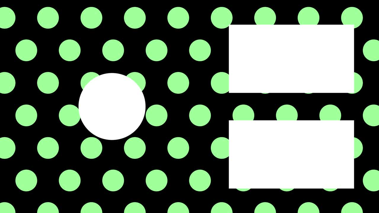 작은 점 배경 엔드 카드 엔딩 스크린 모션 그래픽