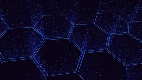 representación ordenada y estructurada en 3d de un patrón de panal