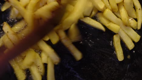 frying french fries