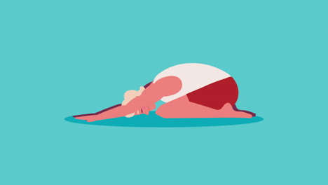 yoga pose illustration