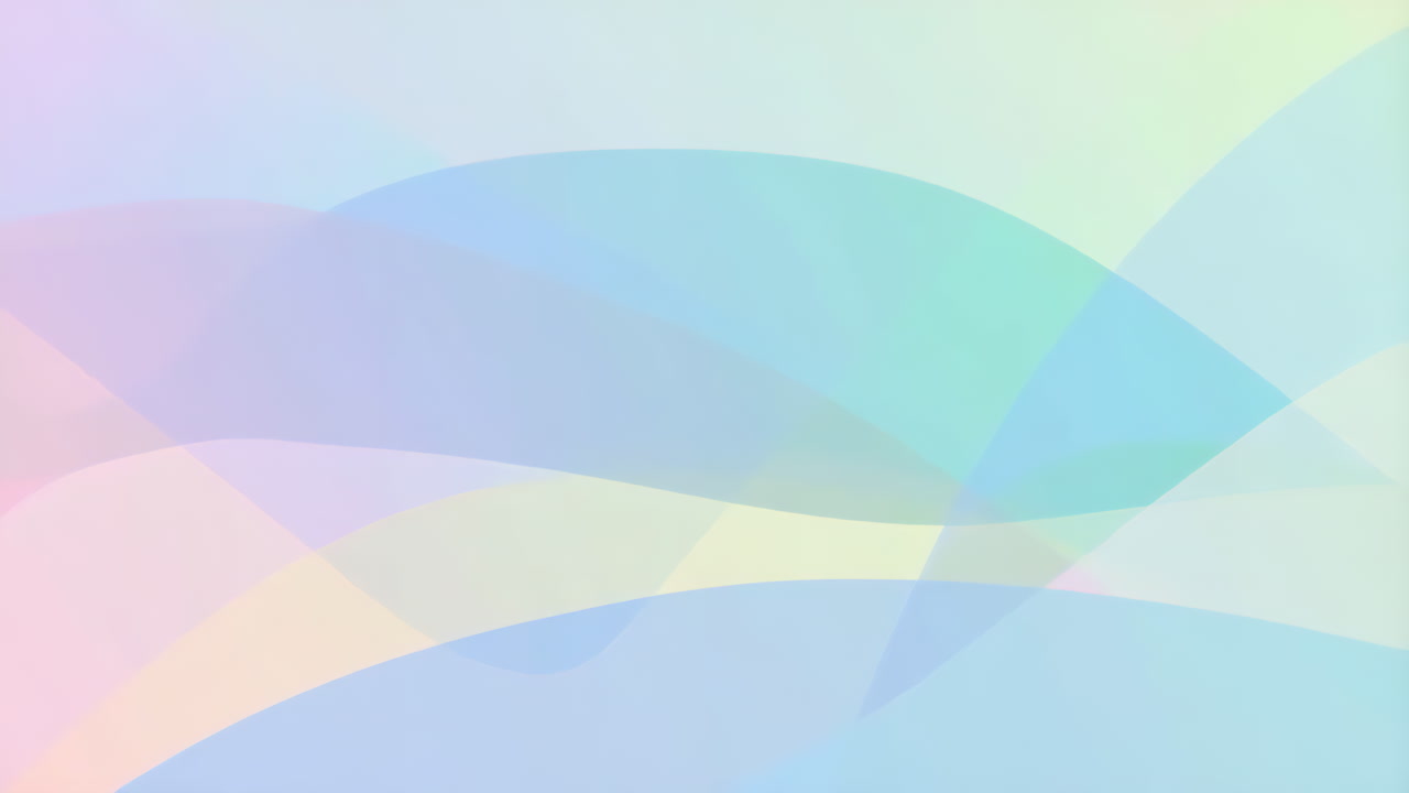 Soft Pastel Abstract Background with Overlapping Shapes