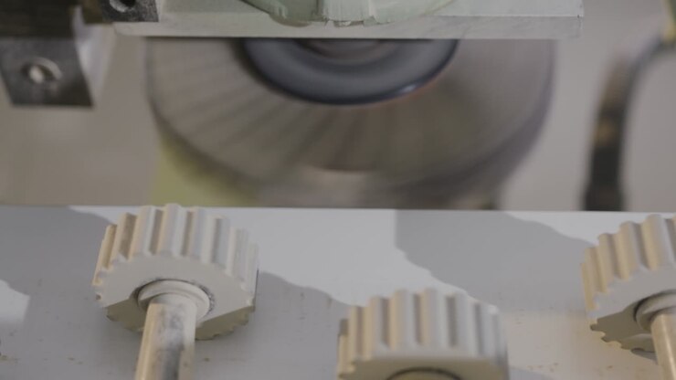 Industrial Grinding Machine in Action