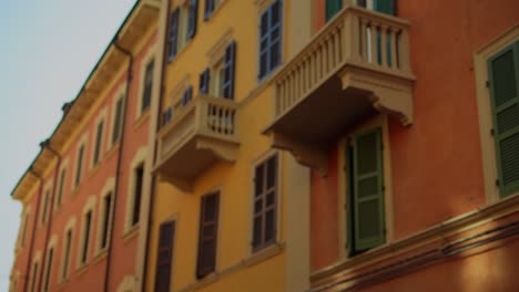 colorful european city buildings