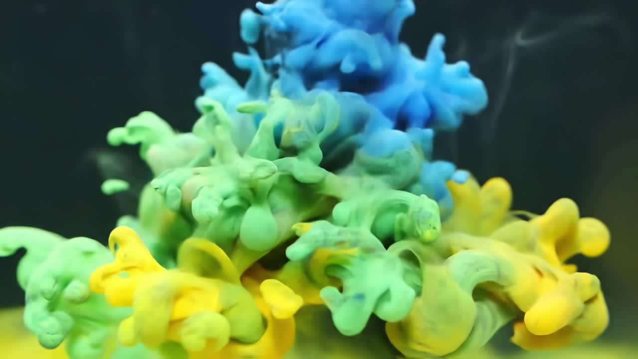 Abstrakt blækeksplosion