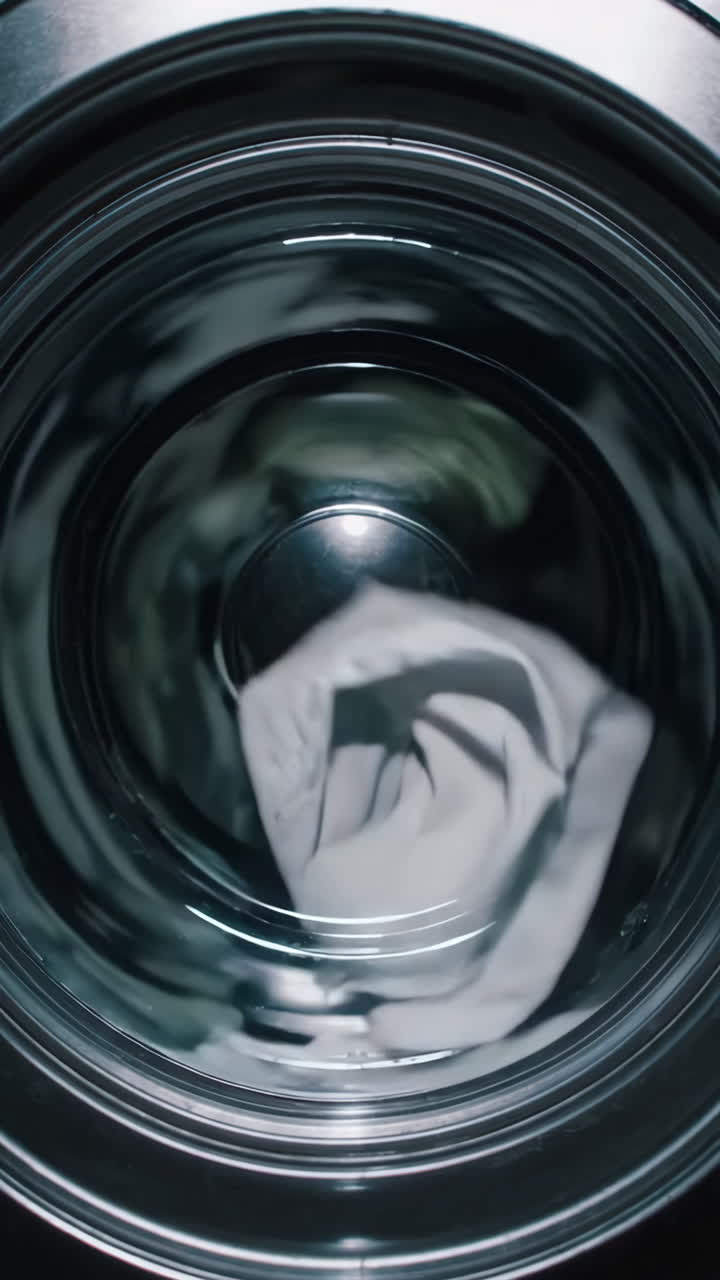Washing machine cycle in action