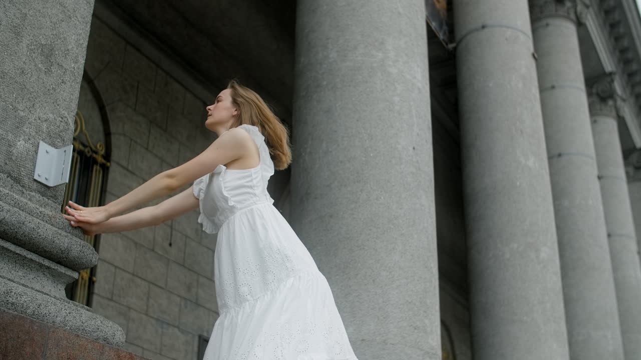 Ballet Dancer in White Dress