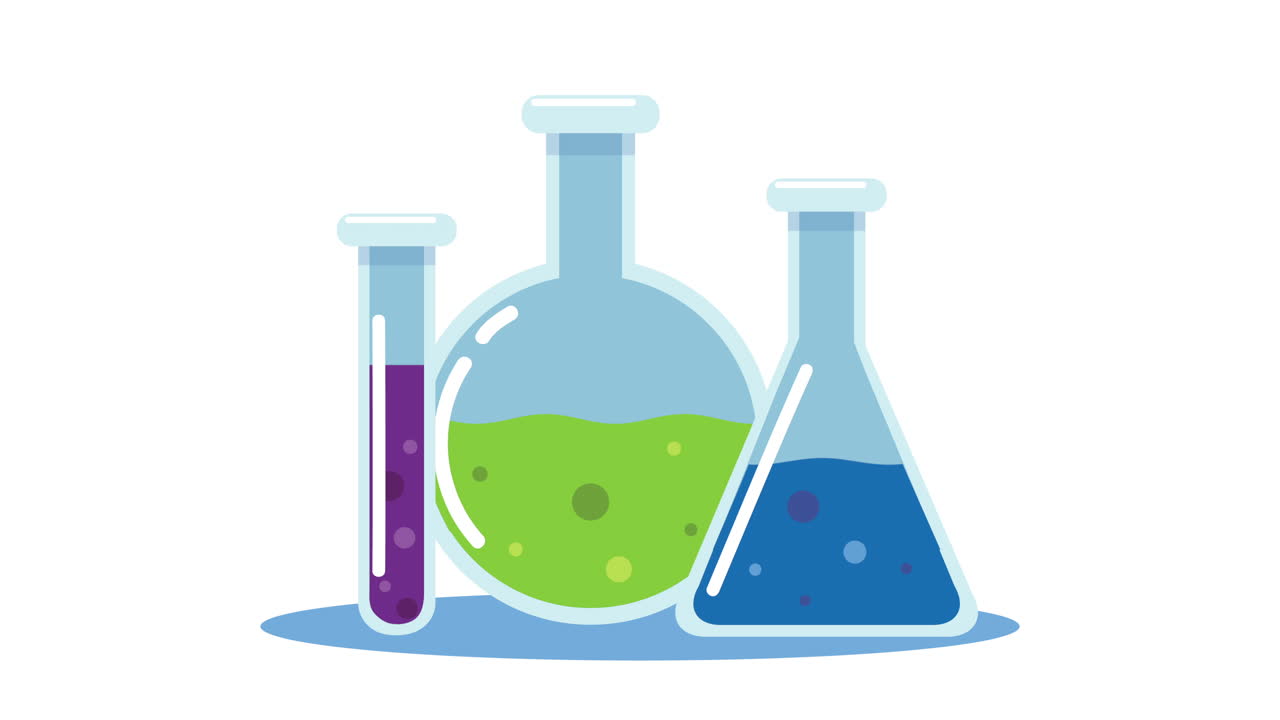 tubes test and flasks laboratory