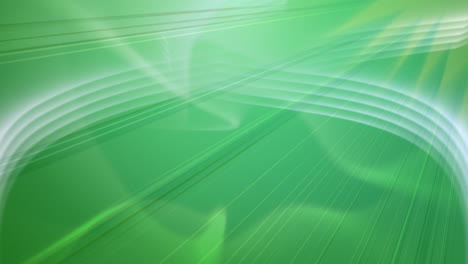 animation of glowing white lines with flickering light beams, on green background