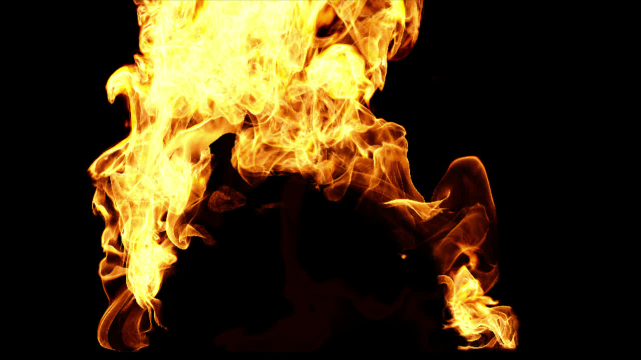 추상적인 화재 패턴