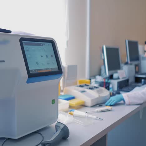research centre with innovative equipment
