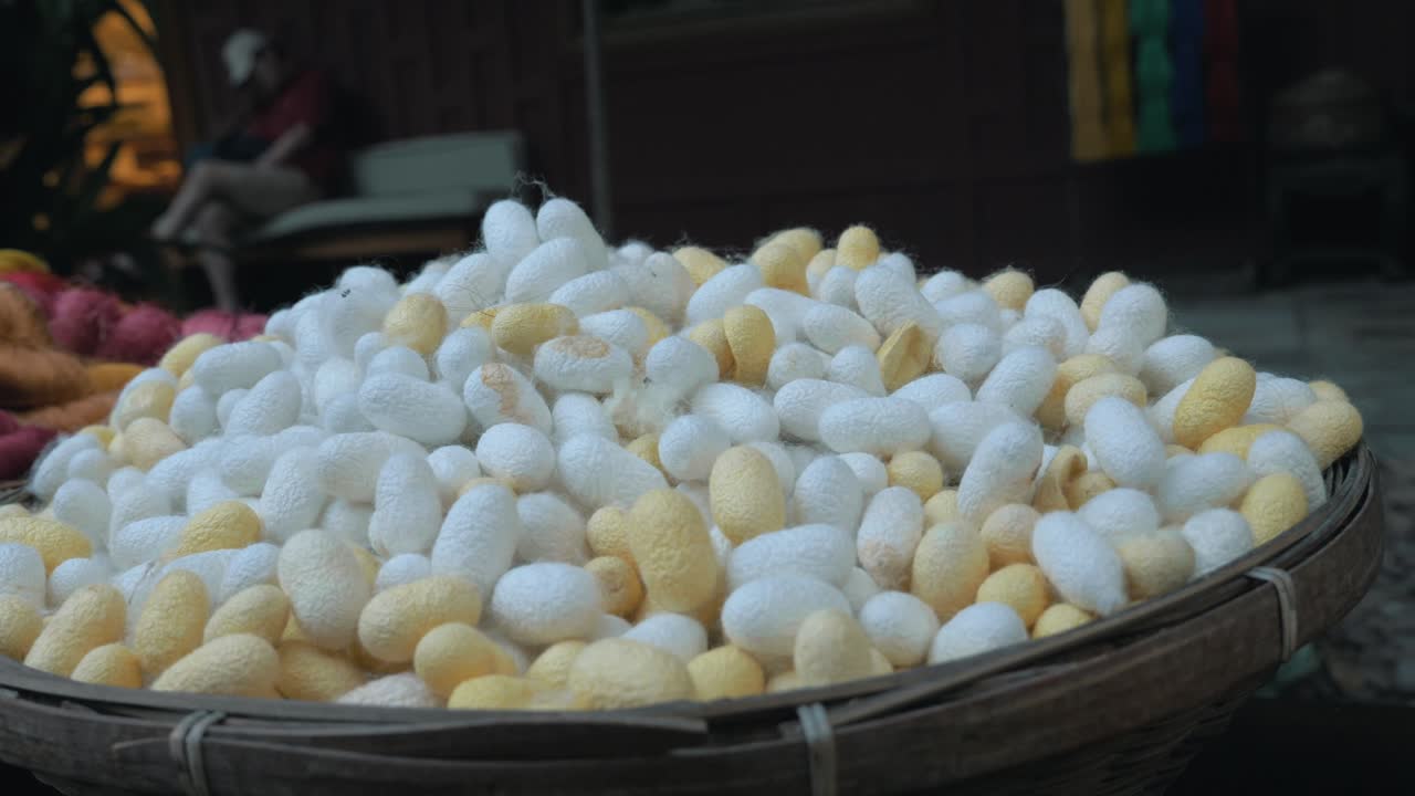 industria del tejido de seda de tailandia - proceso de fabricación de seda