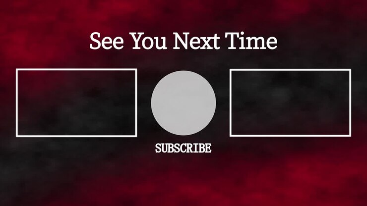 Smoke CG end card ending screen motion graphics