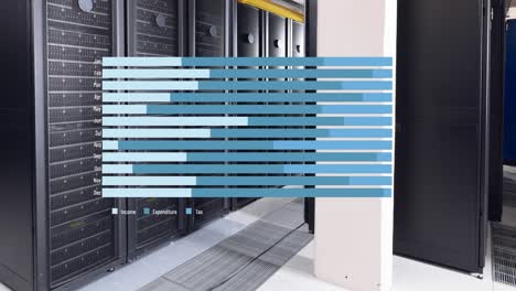 Animation-of-data-processing-over-computer-servers