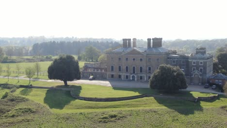 copped hall essex uk panning drone footage