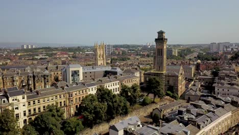 Fly-around-Kelvinbridge-Park-towers