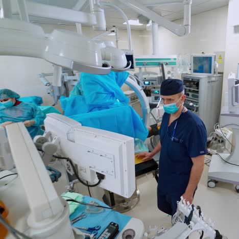 surgery team in operating room