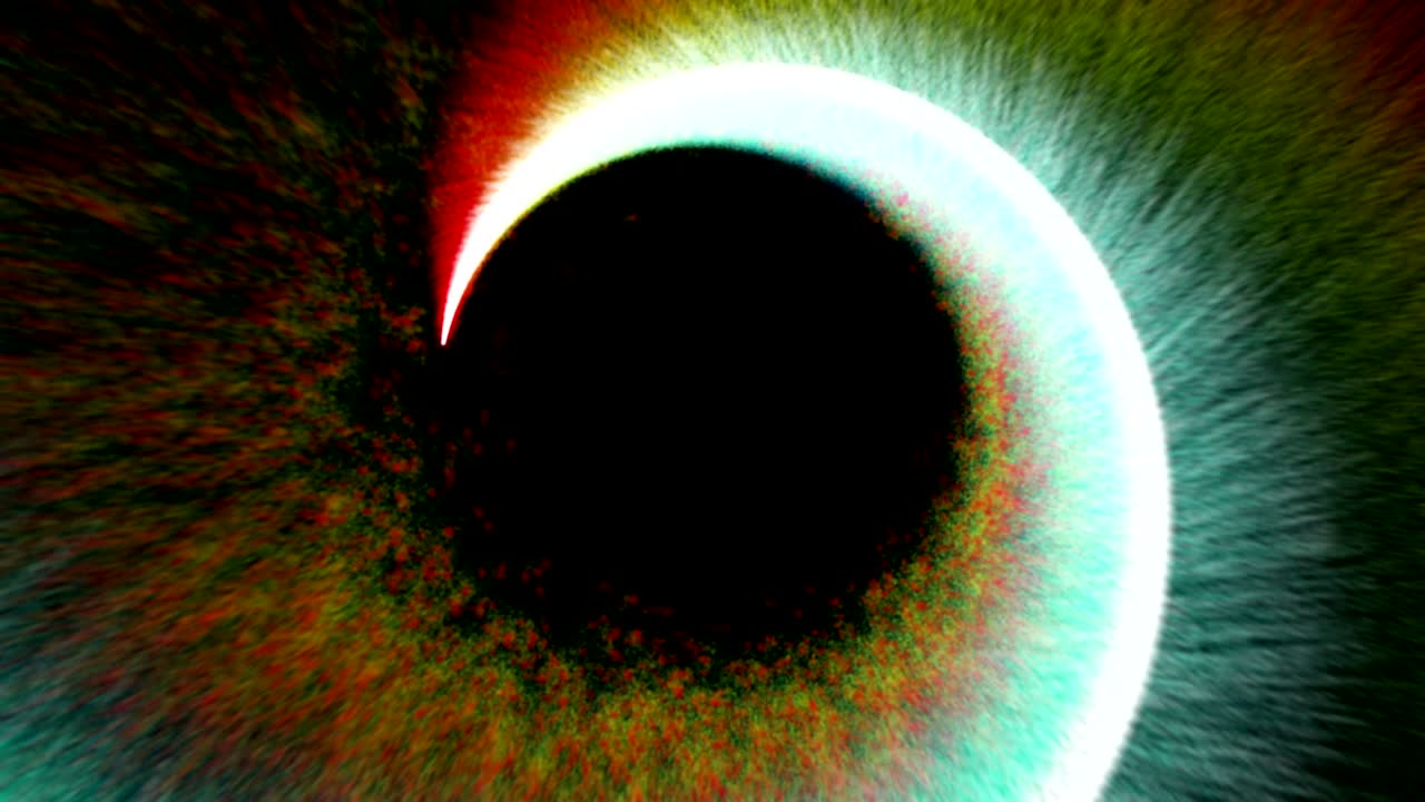 магические частицы кольцо абстрактный фон, анимация, рендеринг, цикл