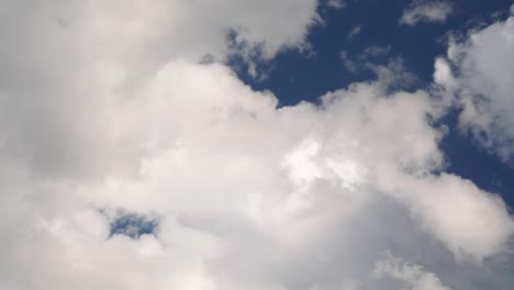 timelapse blue sky moving clouds