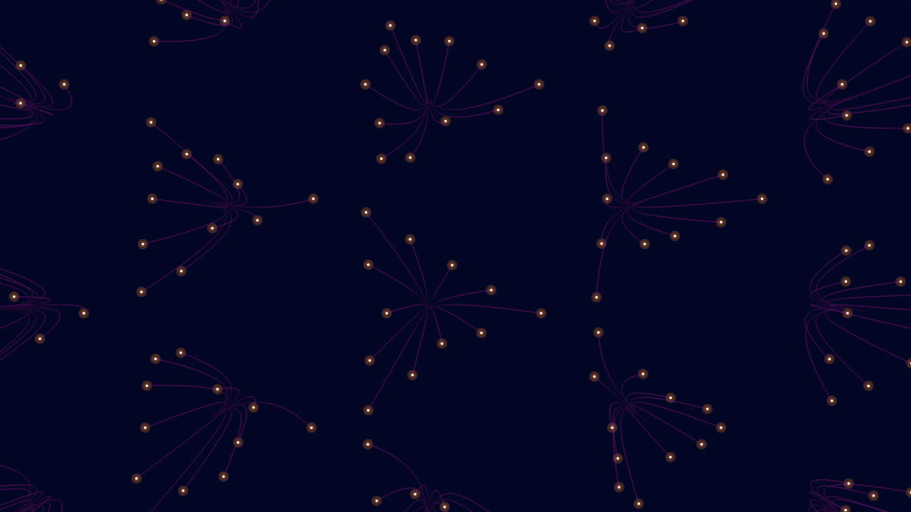 Glowing small glitters in dark space