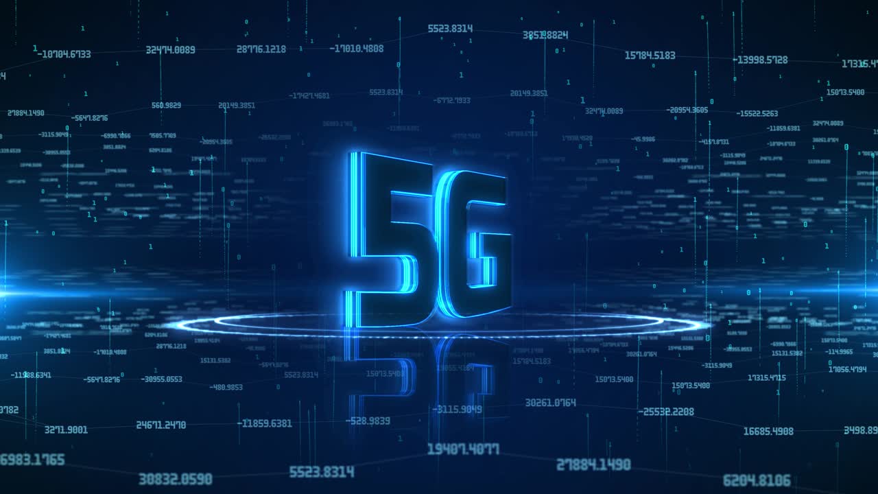 5G High Speed Digital Internet network communication technology for internet business.