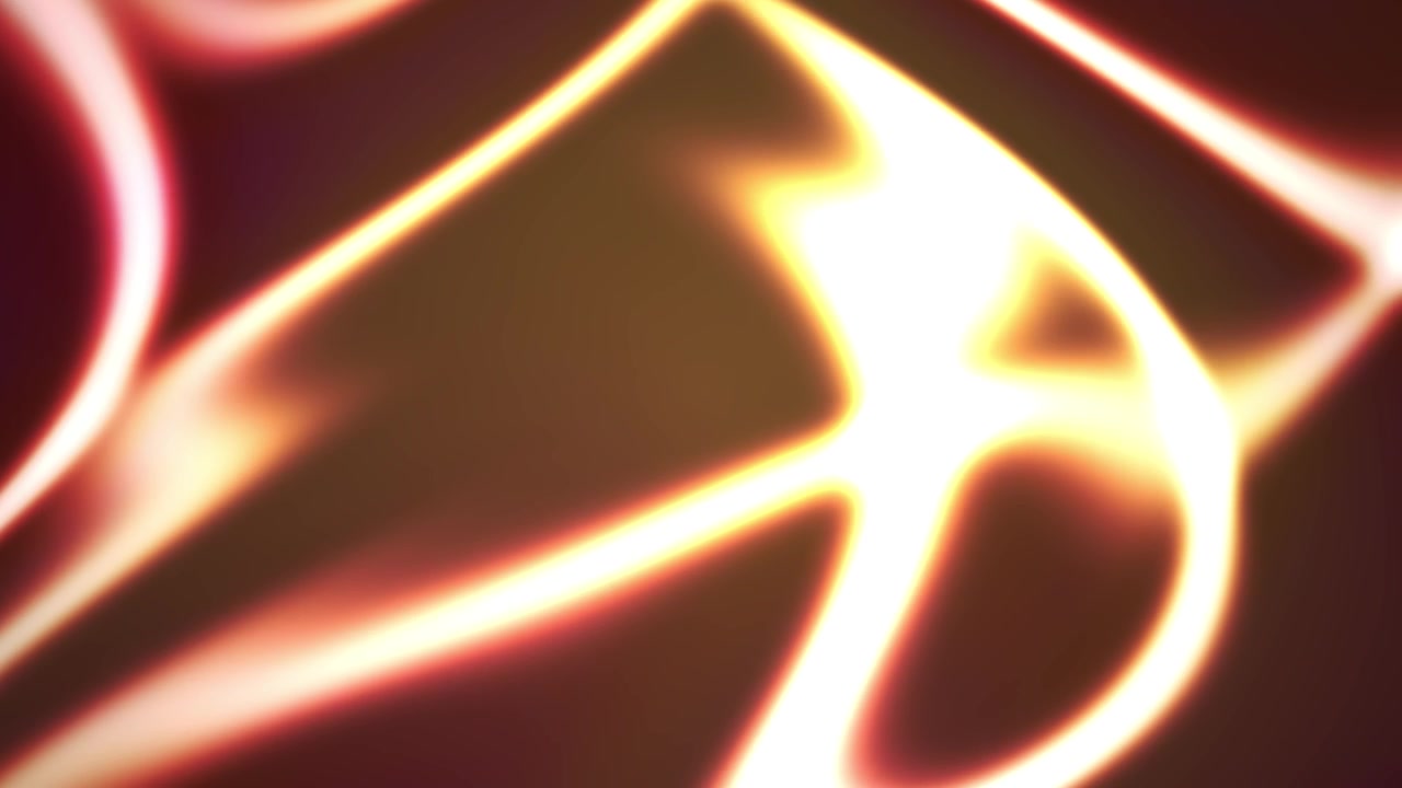 Flusso dinamico di linee astratte luminose rosse e arancioni
