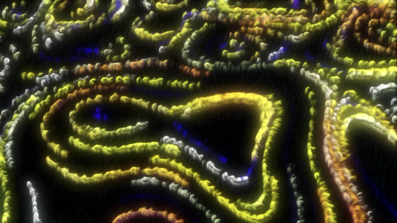 patrón geométrico 3d abstracto con colores vívidos