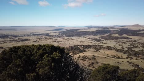 wijd open uitzicht op new mexico van hoog boven