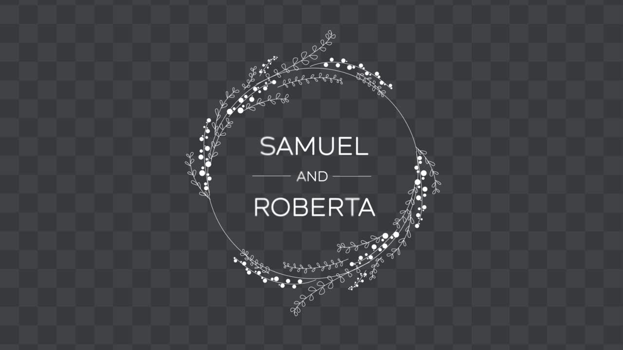 Wedding Wreath Title 01 Adobe After Effects 2023 Resolution 3840×2160