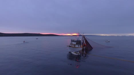 una vista maravillosa en un barco de pesca