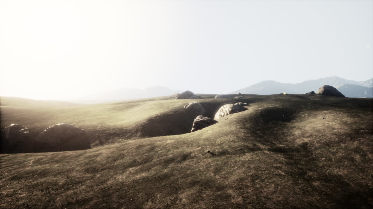 paisaje montañoso tranquilo