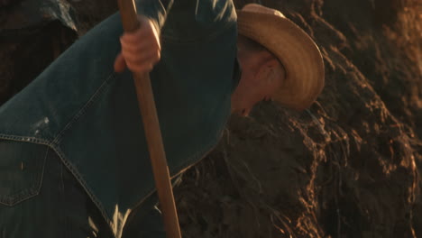 farmer working in the field