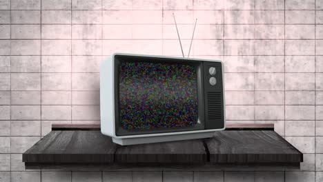 television with a blank channel