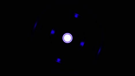 abstract glowing circles