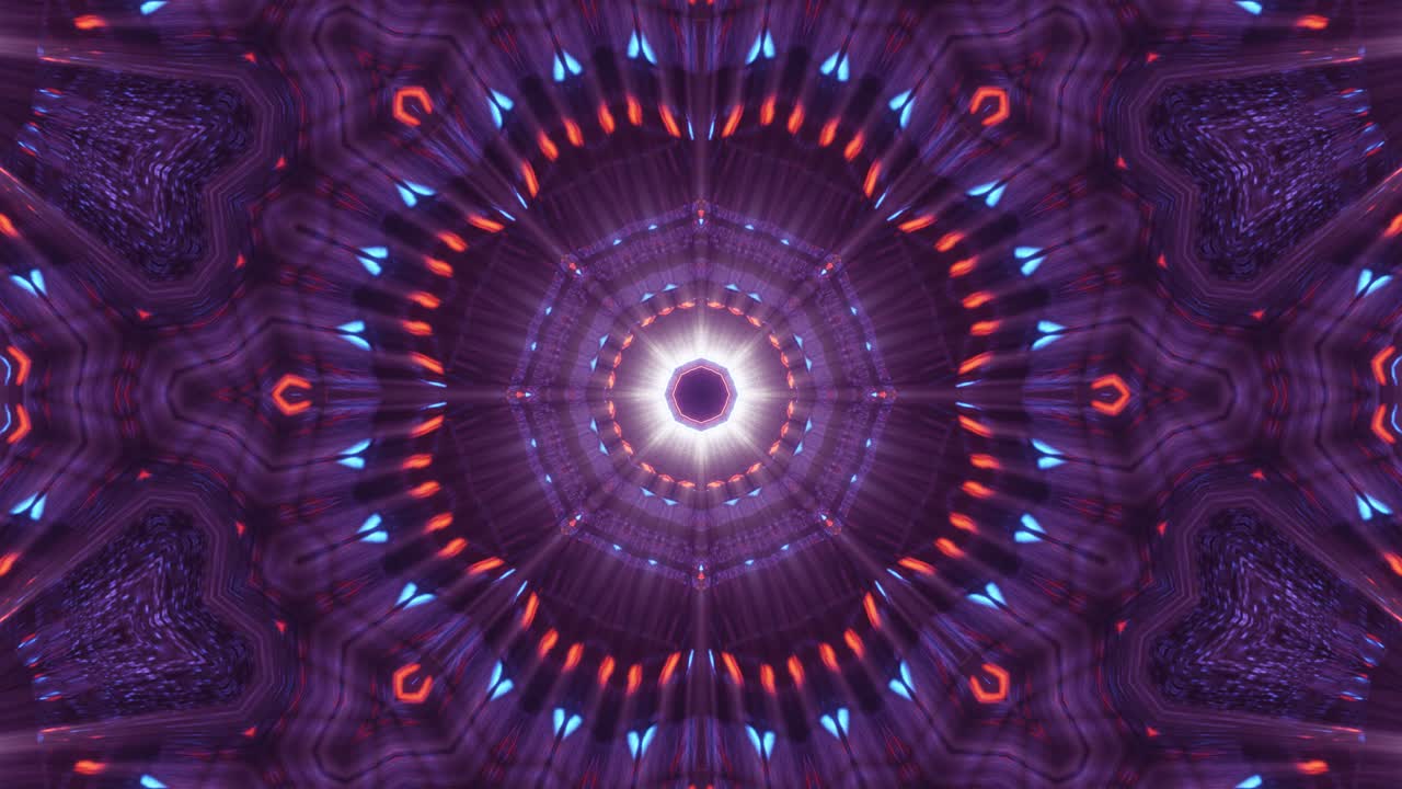 Premium stock video - Animation of colorful shapes and patterns forming ...