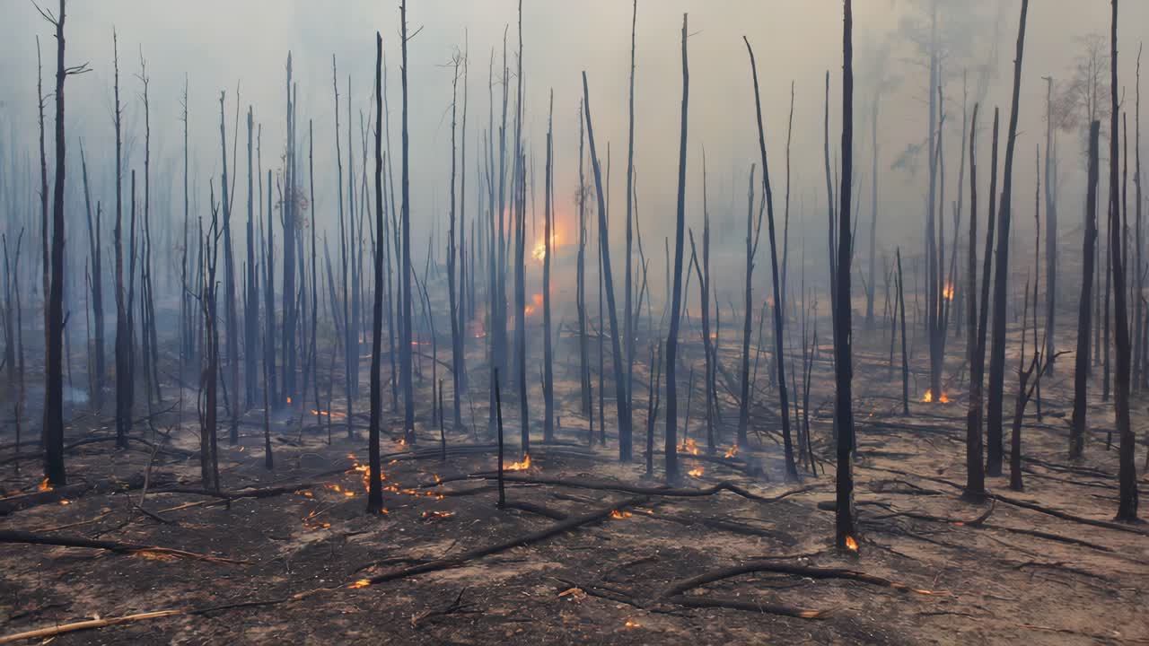 Aftermath of a Devastating Wildfire