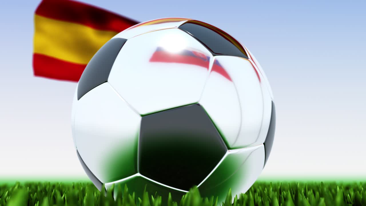 루핑 축구 공 슬로바키아 vs 스페인