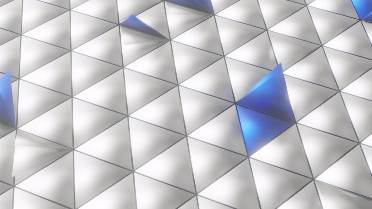 muchas computadoras portátiles con un protector de pantalla de colores brillantes moviéndose en un fondo oscuro. renderizado en 3d. bucle sin costuras.