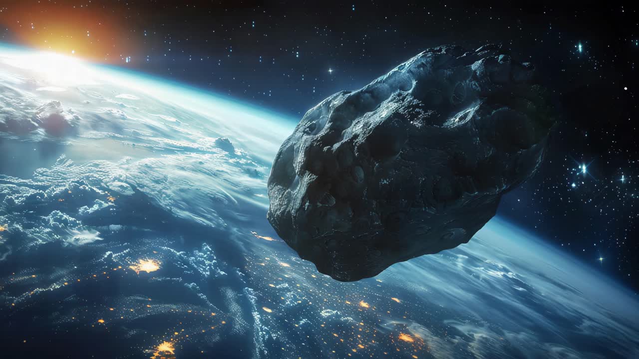 Asteroid Approaching Earth
