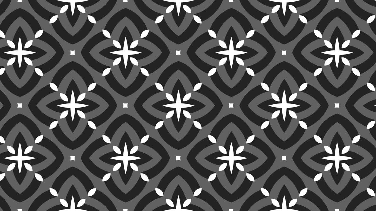 Animated seamless pattern design floating