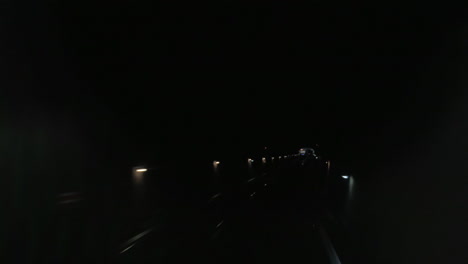traveling in the dark tunnel of underground