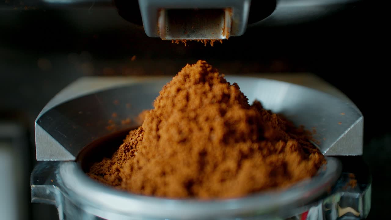 Coffee Grinder in Action