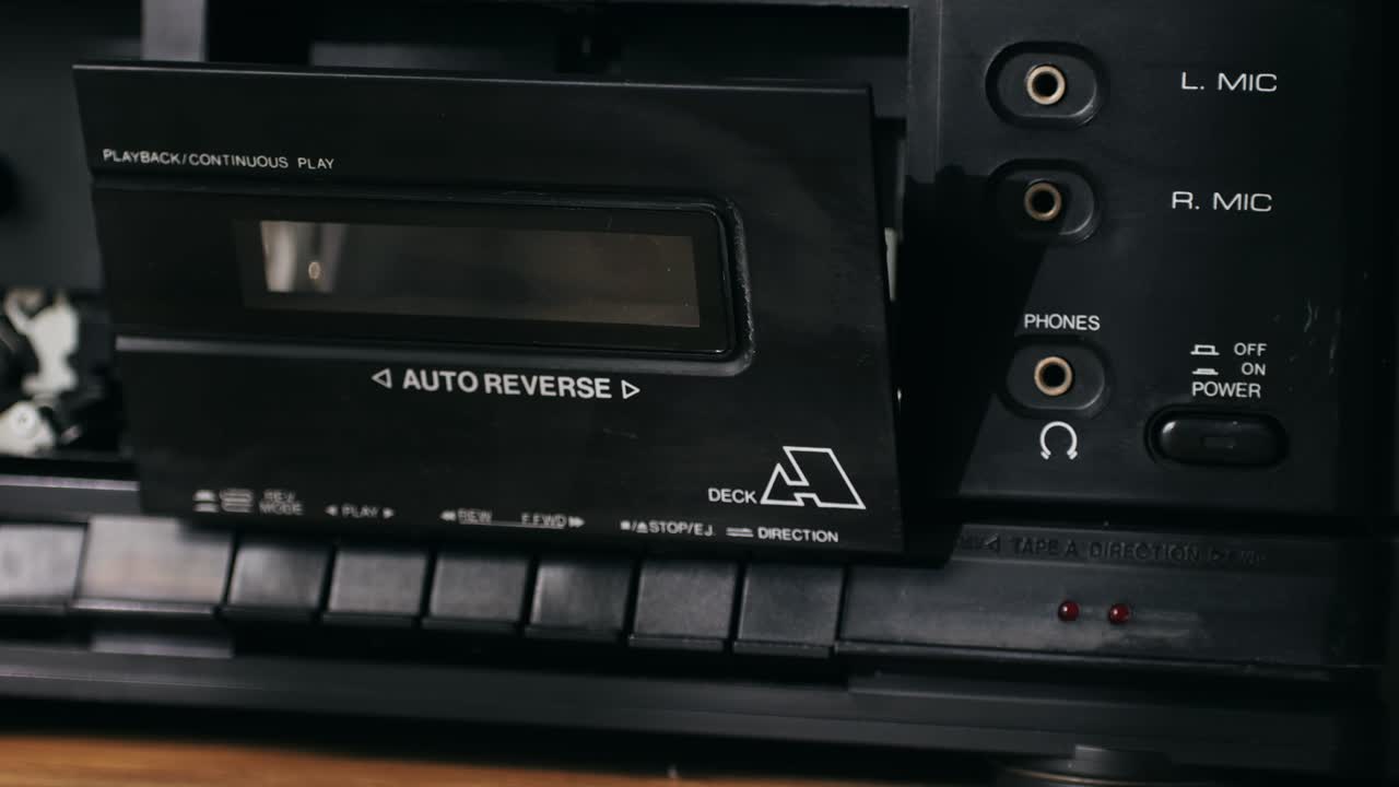 Vintage Cassette Tape Player