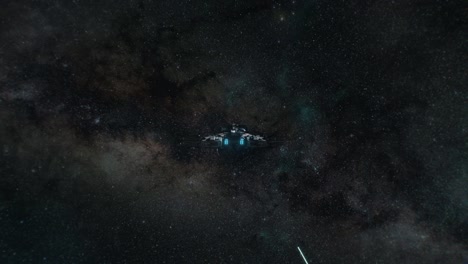 spaceship hyperspace jump