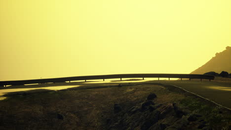 atlantic ocean road near the mountain