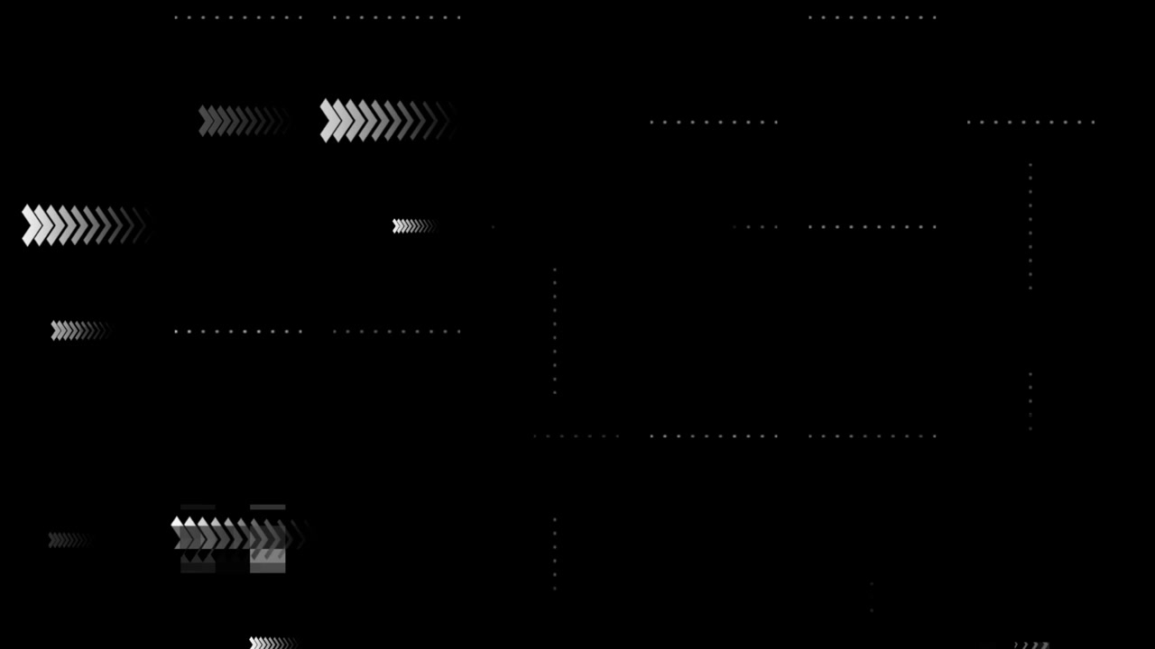 Abstract Digital Flow of Chevron Arrows and Dotted Lines