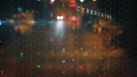 cyber crime and online security animation 4k