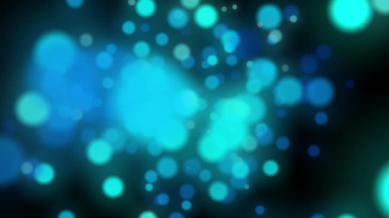 partículas de azul bokeh abstractas