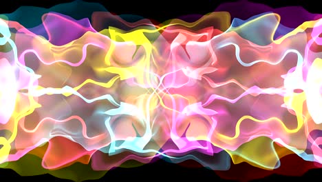 digital turbulent paint splash smoke cloud soft abstract background - new unique quality colorful joyful motion dynamic video footage