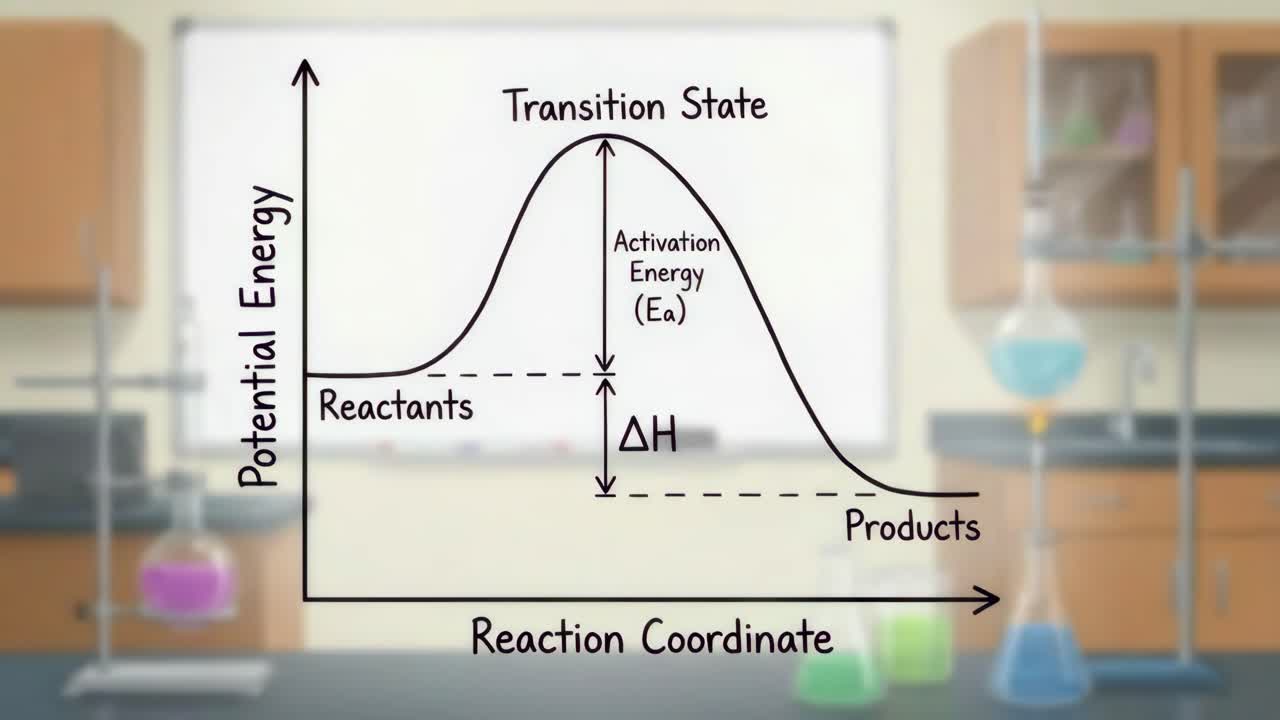 Potential Energy Diagram of a Chemical Reaction