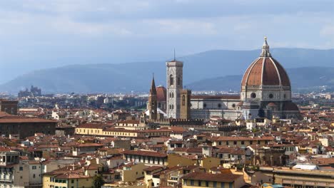 long shot of florence cathedral